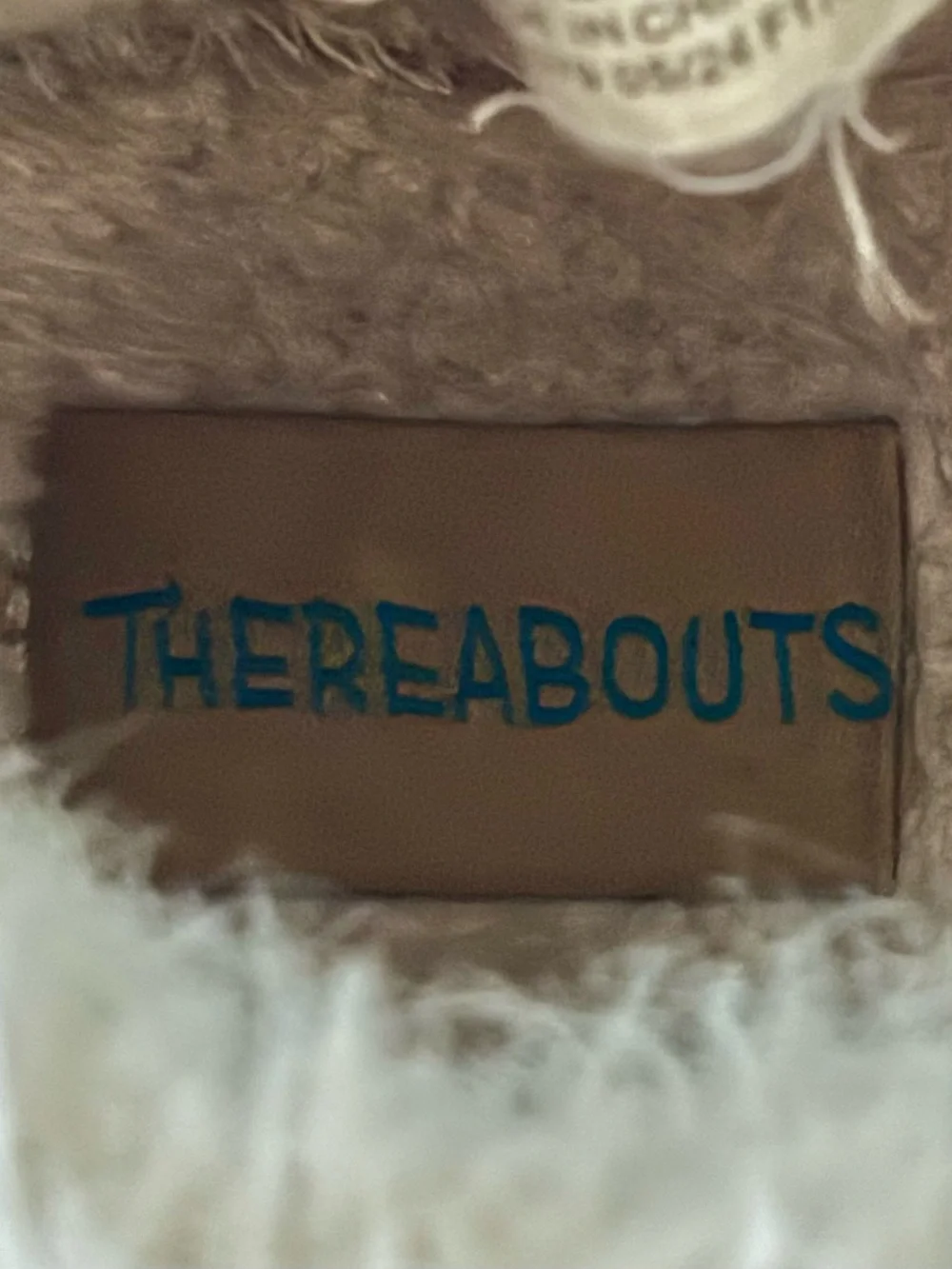 Thereabouts Kaylee Faux‑Fur Slippers | Tan Suede House Shoes | Big Girls Size 4M